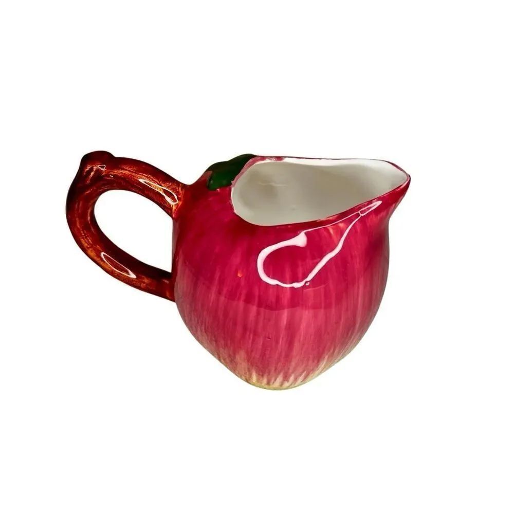 Vintage Apple Creamer Pitcher EUC